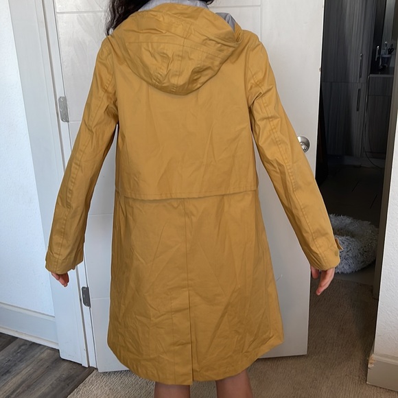 MADE & CRAFTED RARE Levi’s Rain Jacket size 0 - trim BOVINE LEATHER - GOOD C - Picture 8 of 17